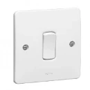 Single Pole Switch Synergy 1 Gang 1 Way 10 Ax 250 V White