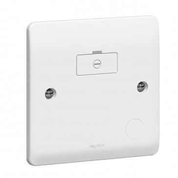 Connection Unit Unswitched Fused&Flex Outlet 13A White