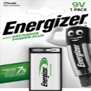 Power Plus Rechargeable 9V 175mAh Battery - 1 Pack