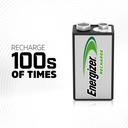 Power Plus Rechargeable 9V 175mAh Battery - 1 Pack