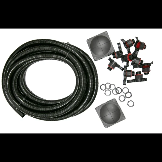 Brace Flexible Conduit Kit IP68 PA6 BC Kit 3 Contractor Pack Black