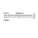 Bar Deep Surface Profile 2m Opal Diffuser
