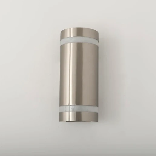 Wall Light Round Up+Down 3000K LED IP67 2 x 3W Stainless Steel