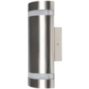Wall Light Round Up+Down 3000K LED IP67 2 x 3W Stainless Steel