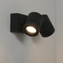 Spotlight Sevas Wall Twin GU10 2X50W Anthra IP55 W/O/Lamp