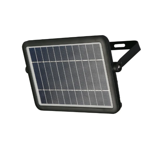 Floodlight Solar LED 10W Black PIR 1080lm 4000K IP65 Black