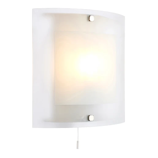 Wall Light SES W/O Lamp 60W 240X255X60mm Glass