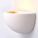 Wall Light ES Unglazed W/O Lamp 100W 265X145X130mm Natural
