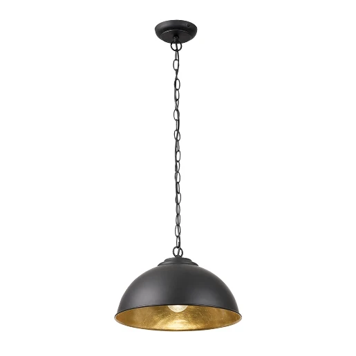 Pendant ES Gold Leaf Inner 60W 850X290X343mm Black