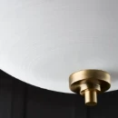 Ceiling Lighting Semi Flush ES GLS 3X60W 410X350W Antique Brass Fros