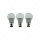 Steeple 3 pack LED Lamps 8.5W GLS BC 3000K