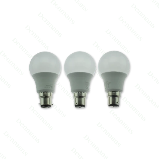 Steeple 3 pack LED Lamps 8.5W GLS BC 3000K