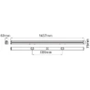 Batten LED 5Ft Twin 60W 4000K IP20 Emergency