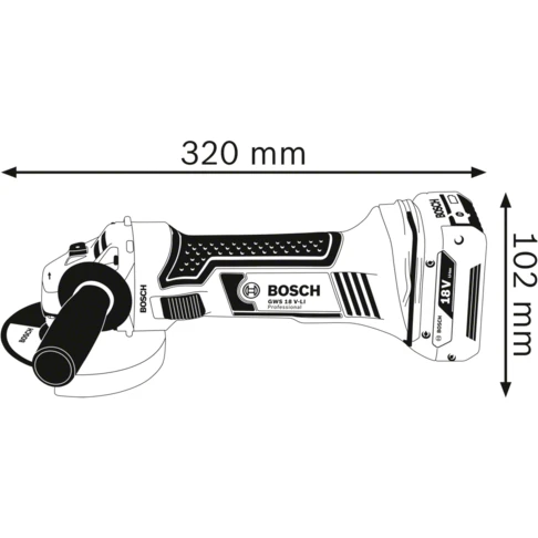 L-Boxx Angle Grinder Bare Cordless 18V No Battery/Charger