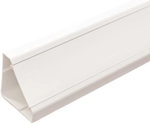 100x100Mm White Pvc-Bench Trunking 3 Metre