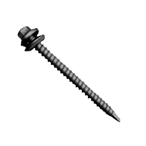 GSE Self Tapping Screw 6.5 x 60mm + Washer (Black)