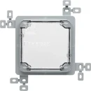 Frame 1 Gang Flush Plaster/Tile 135X135X34Mm Grey