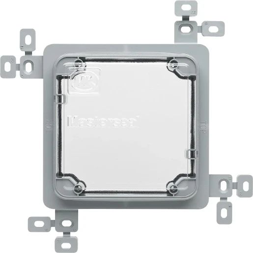 Frame 1 Gang Flush Plaster/Tile 135X135X34Mm Grey