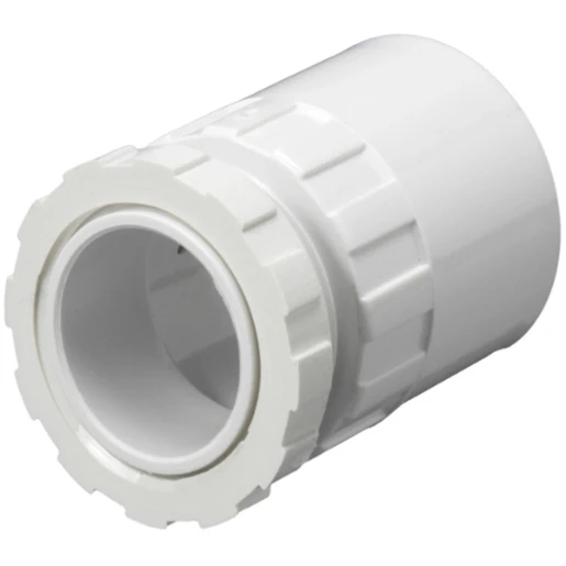 20mm White PVC Adaptor Male Thread