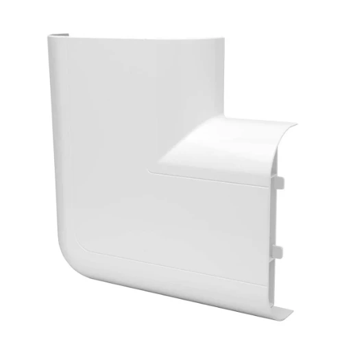 White Elite Compact Flat Angle 224 x 224 x 52mm