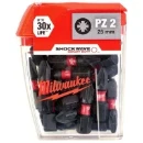PZ2 25 Piece Shockwave Screwdriver Bits 25mm