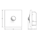 No Neutral Wall Mounted PIR Presence Detector