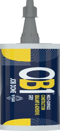 OB1 Multi-Surface Construction Sealant & Adhesive Grey 290ml