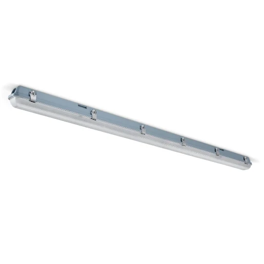 ToughLED Weatherproof 5ft Twin IP65 4000K 57W 6150Lm White Opal Diffuser Emergency