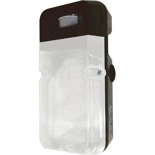 Bulkhead Guardlite Slim 110° PIR 60W Black Pris/Poly IP65