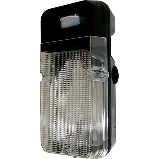 Bulkhead Guardlite Slim 110° PIR 60W Black Pris/Poly IP65