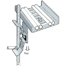 Clip Utility/Light Cable Tray Bracket Spring Steel Type