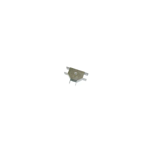Tee Gusset 1Compartment Top 50 x 50mm Steel Galvanised Lid+Coupling
