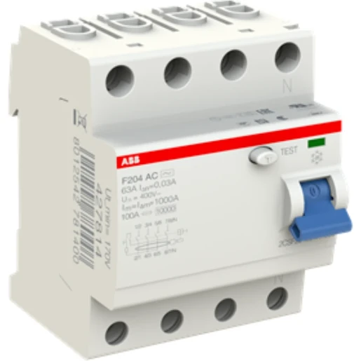F204 AC-63/0.03 Residual Current Circuit Breaker
