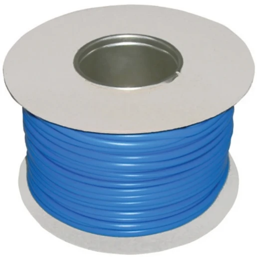 4mm Blue PVC Sleeving 100m