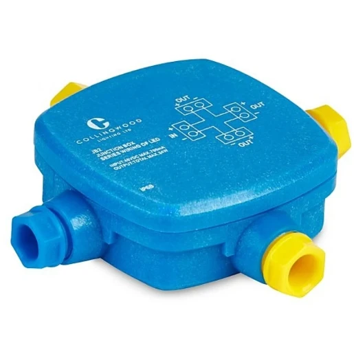 Junction Box Series Wiring 1 Input 3 Output 20W 24V Plastic IP68