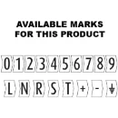 Easi-Lok Large Slide-On Cable Marker Kit For Cable Sizes 0.75-6.0mm² - Black On White