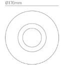 Plate Convertor For Halers H4 Eyeball/H5 White 500