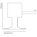3W Silver 4000K IP68 Universal LED light