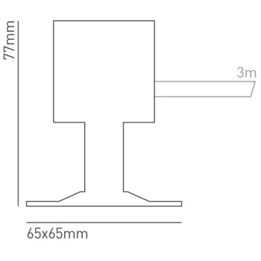 3W Silver 4000K IP68 Universal LED light