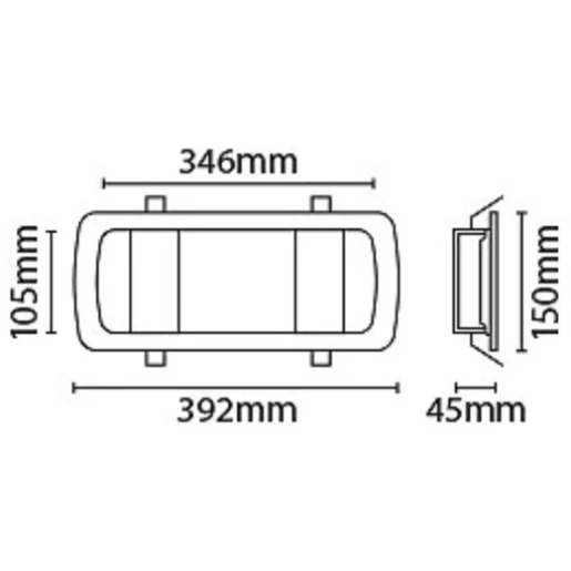 Bulkhead Frame White