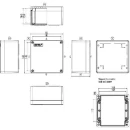 Enclosure Klippon Pok 161609 Ex IP66 160 x 160 x 90mm Glass