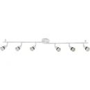Spotlight Amalfi 6 Lighting Bar 960X90X160mm Gloss White 6X50W Gu10
