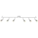 Spotlight Amalfi 6 Lighting Bar 960X90X160mm Gloss White 6X50W Gu10