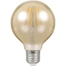 Lamp LED ES E27 5W 2200K Antique Bronze Dimmable G80 Globe