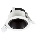 Housing LED Downlight Adj Black Tube Att Alu Ultra Low Glare For