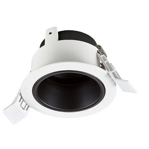 Housing LED Downlight Adj Black Tube Att Alu Ultra Low Glare For