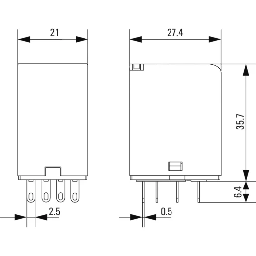 Klippon Relay 4CO 5A 48V AC