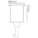 Groundlight Walk Over Flood Neutral White 1W 316 Stainless Steel LED IP68
