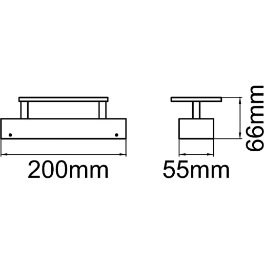 Wall Light LED 9W 3000K 650lm