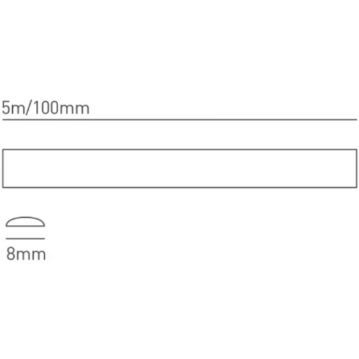 LED Strip Slf/Adh 110° IP20 5M Reel Pack 5W/M 2700K 110°